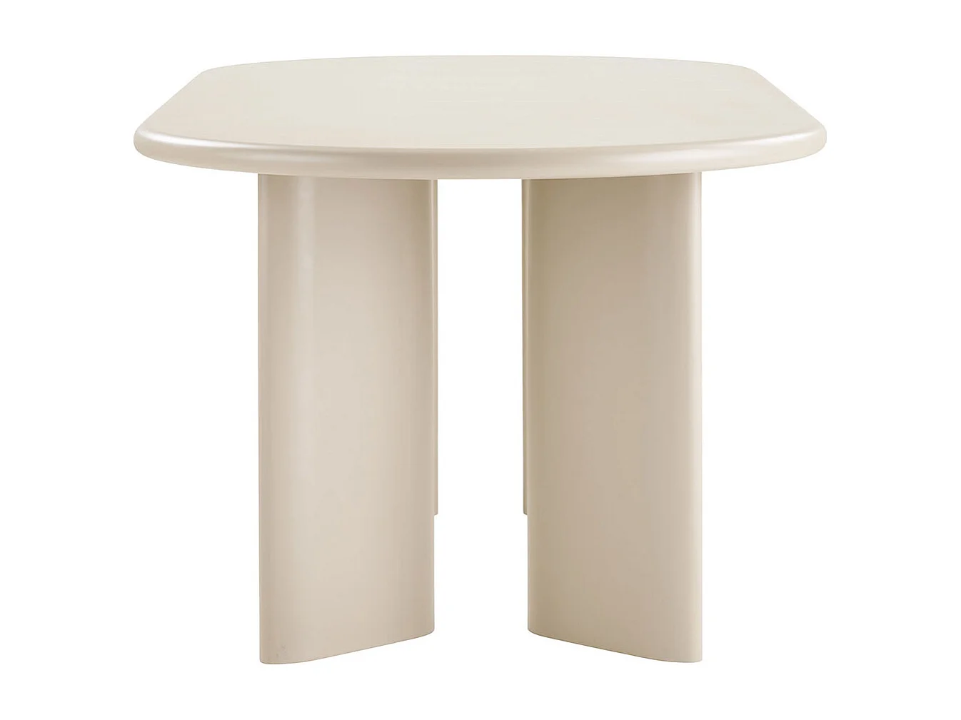 NAGANO ovale eettafel 220 cm – Ruw hout