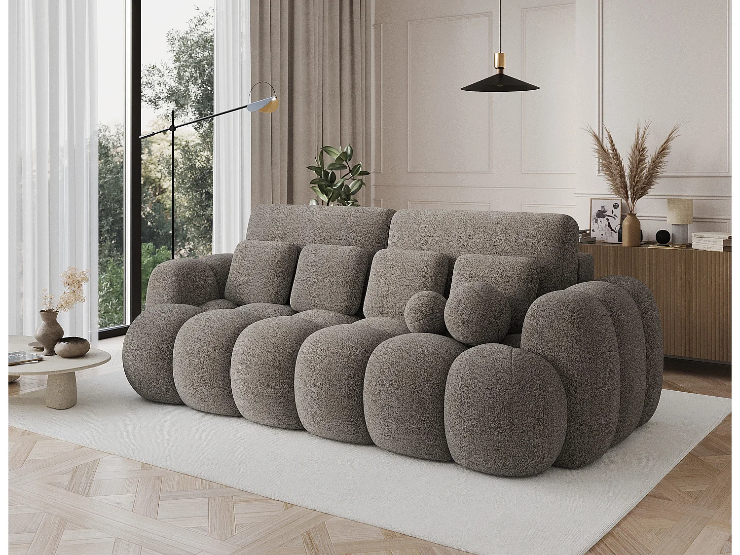 Canapé design COCOON – Le confort moderne au service de votre quotidien-Marron