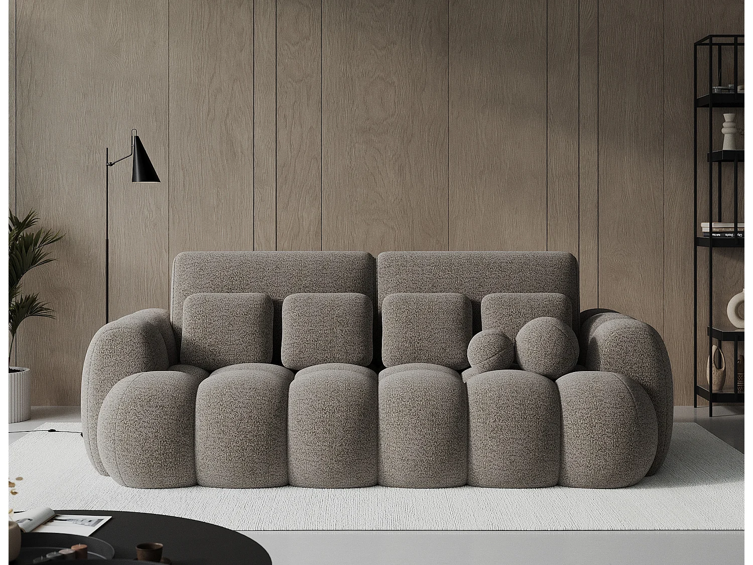 Canapé design COCOON – Le confort moderne au service de votre quotidien-Marron