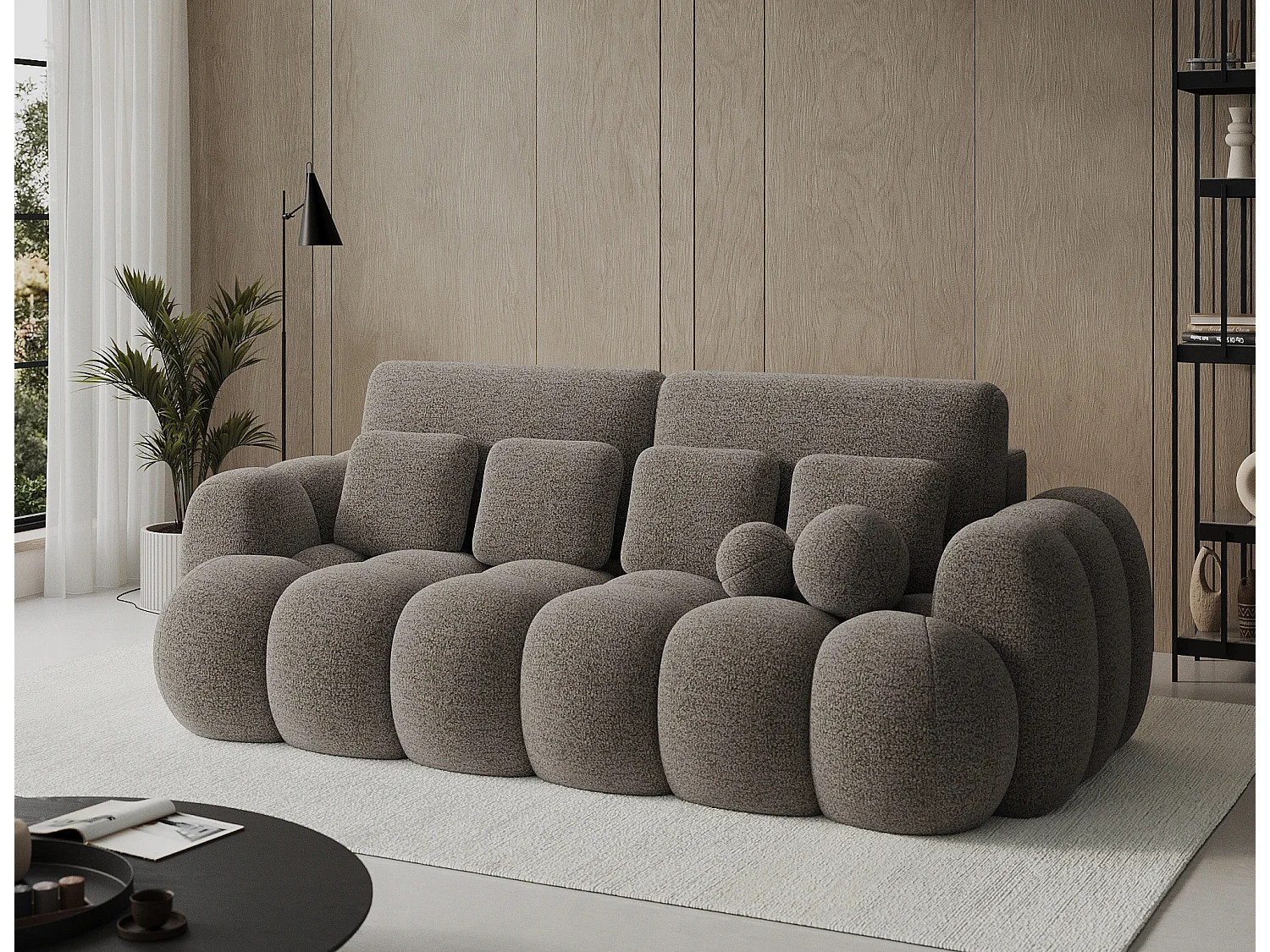 Canapé design COCOON – Le confort moderne au service de votre quotidien-Marron