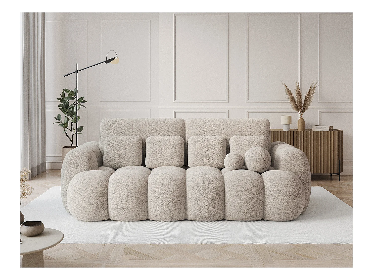 Canapé design COCOON – Le confort moderne au service de votre quotidien-Beige clair