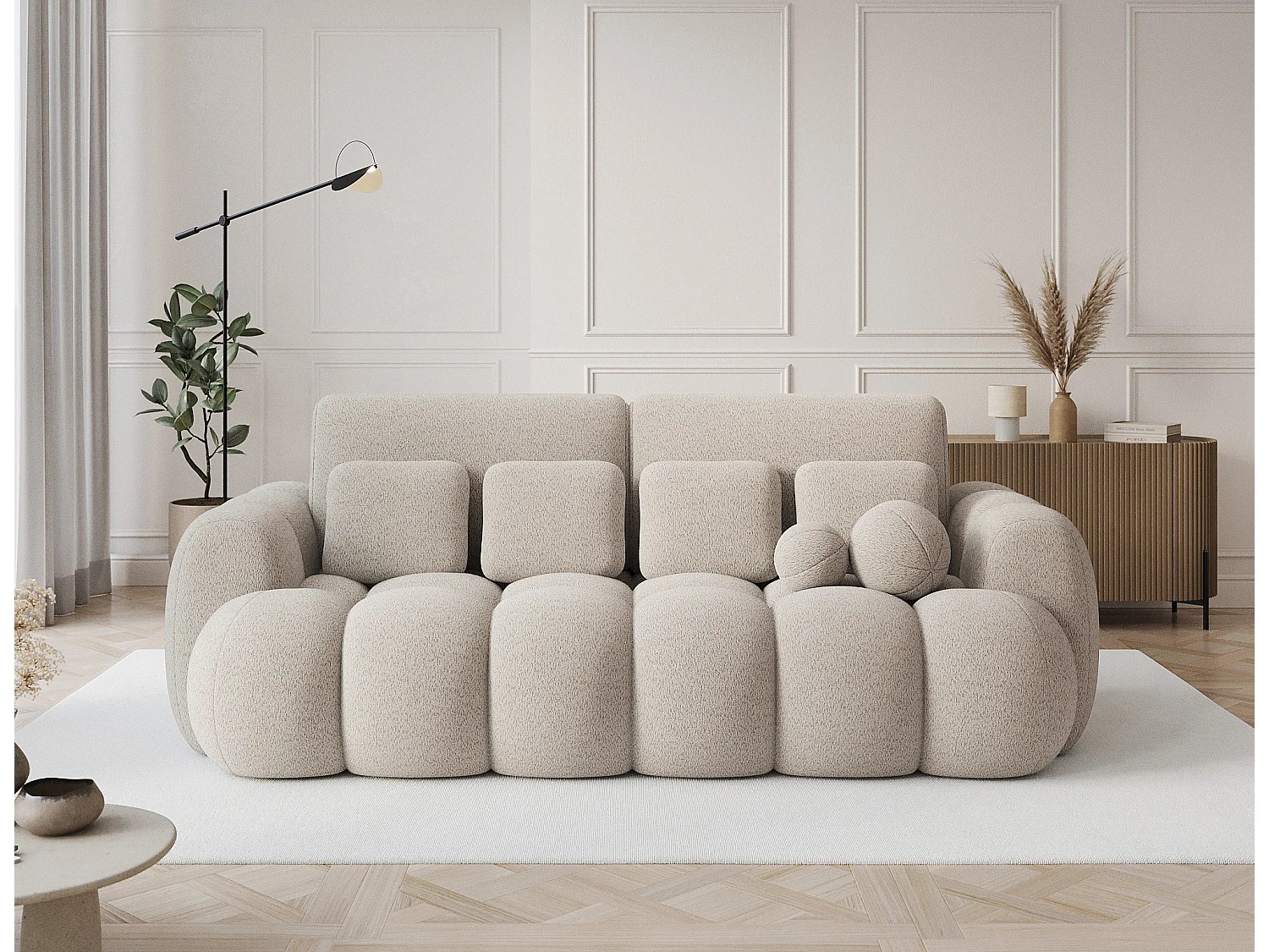 Canapé design COCOON – Le confort moderne au service de votre quotidien-Beige clair