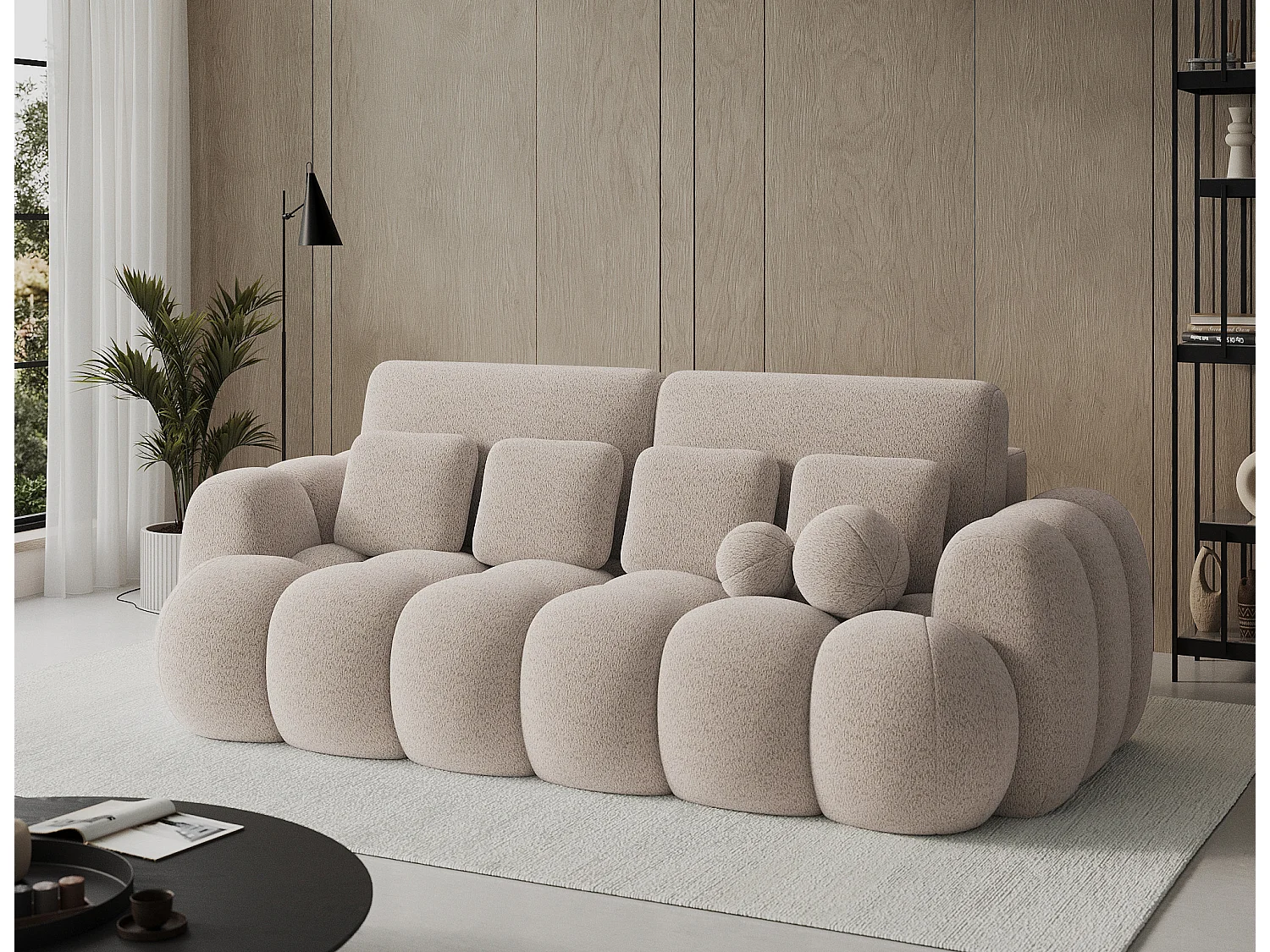 Canapé design COCOON – Le confort moderne au service de votre quotidien-Beige clair