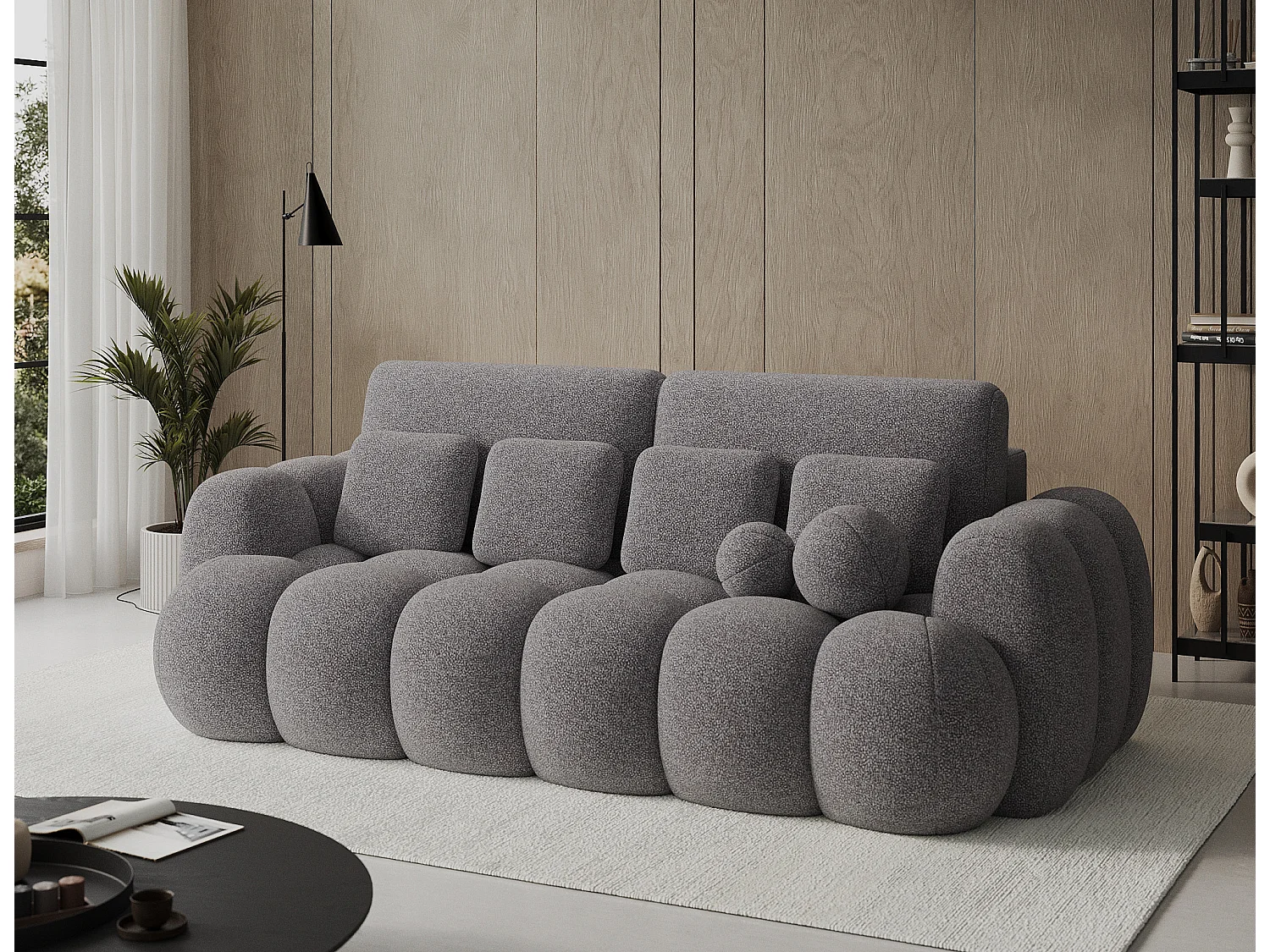 Canapé design COCOON – Le confort moderne au service de votre quotidien-Gris