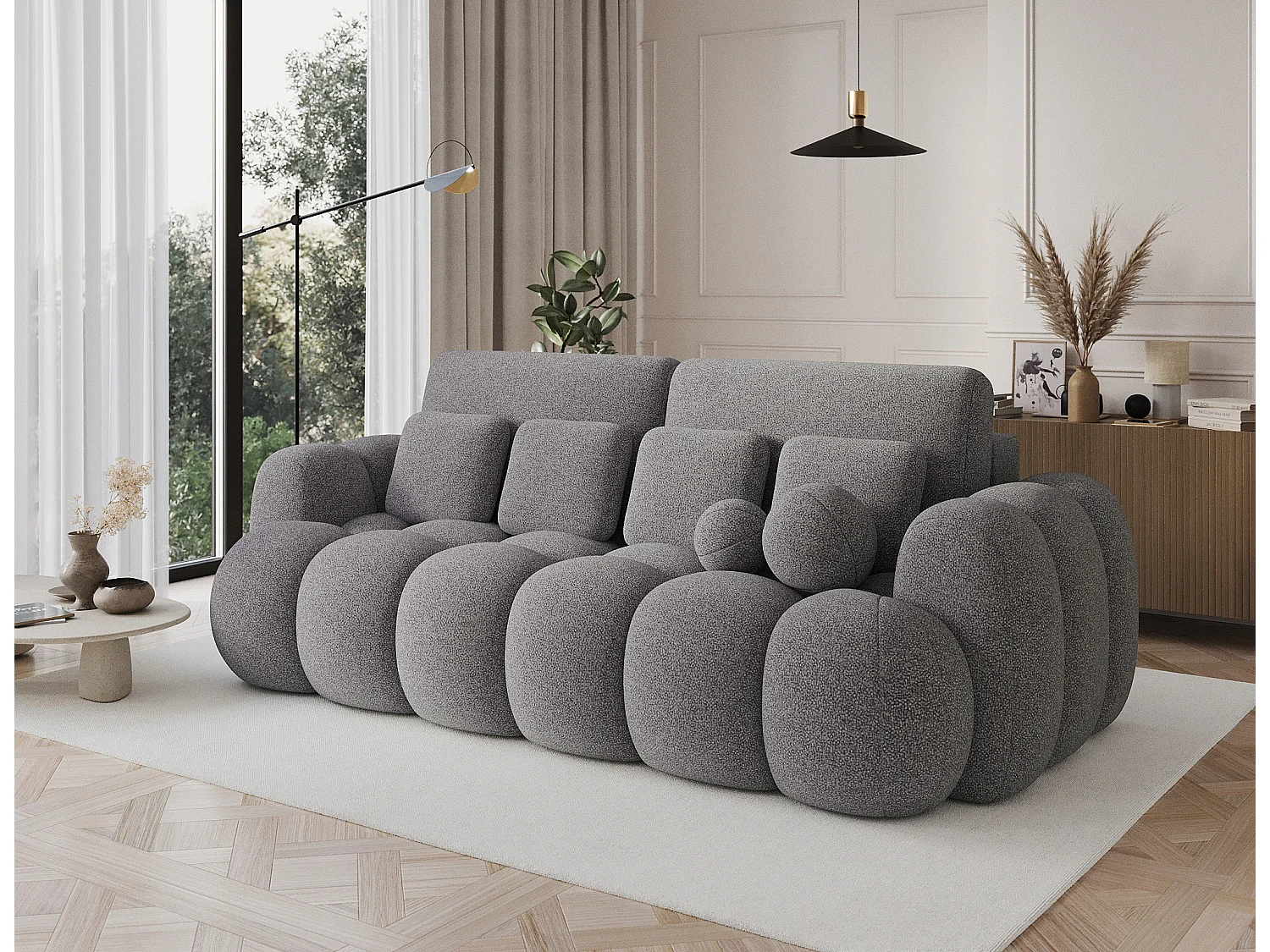 Canapé design COCOON – Le confort moderne au service de votre quotidien-Gris