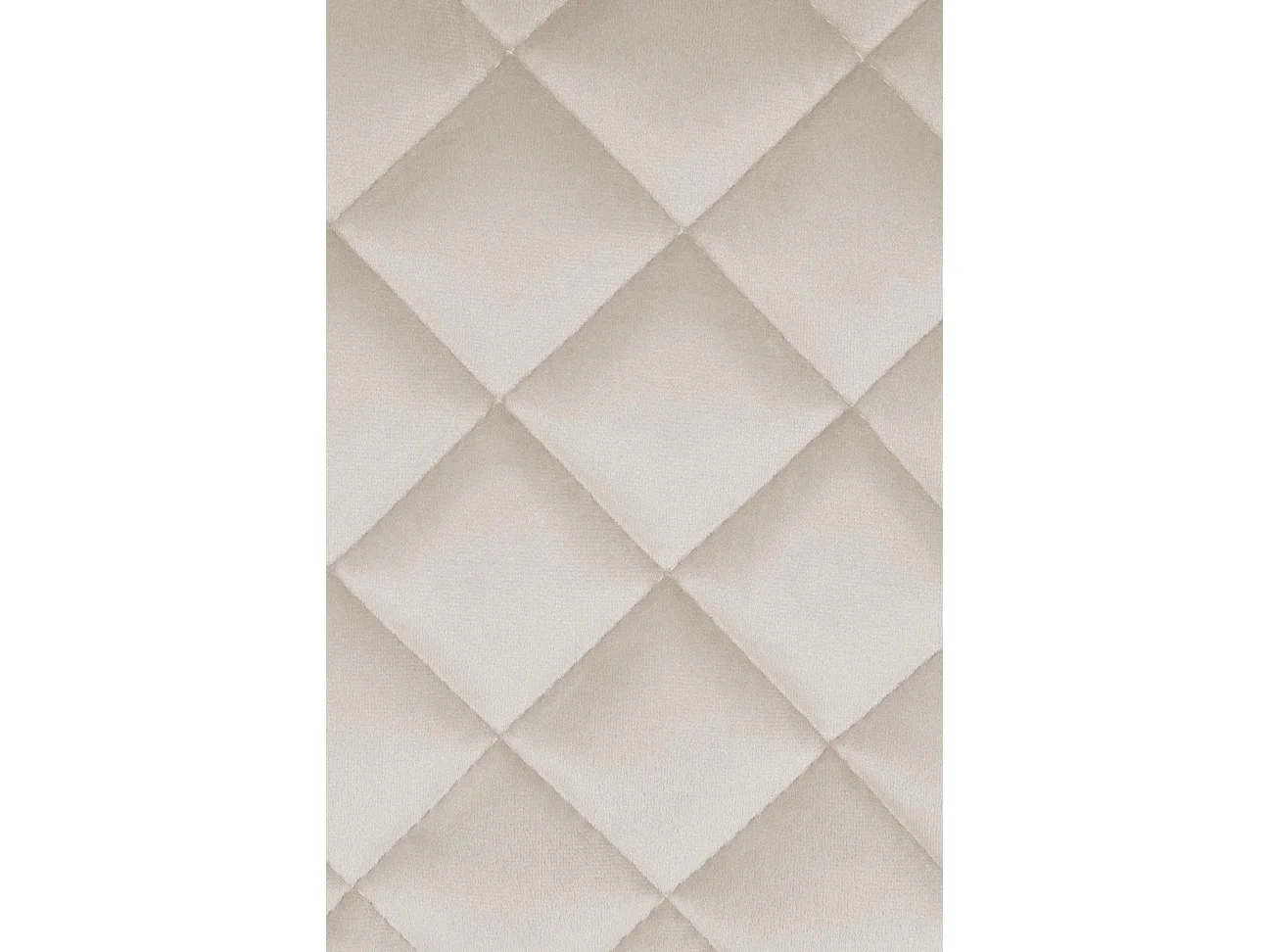 Tabouret de bar - Velours - Crème - Kasson