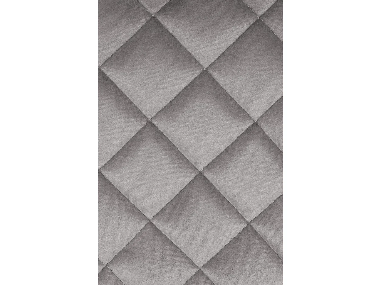 Tabouret de bar - Velours - Gris - Kasson