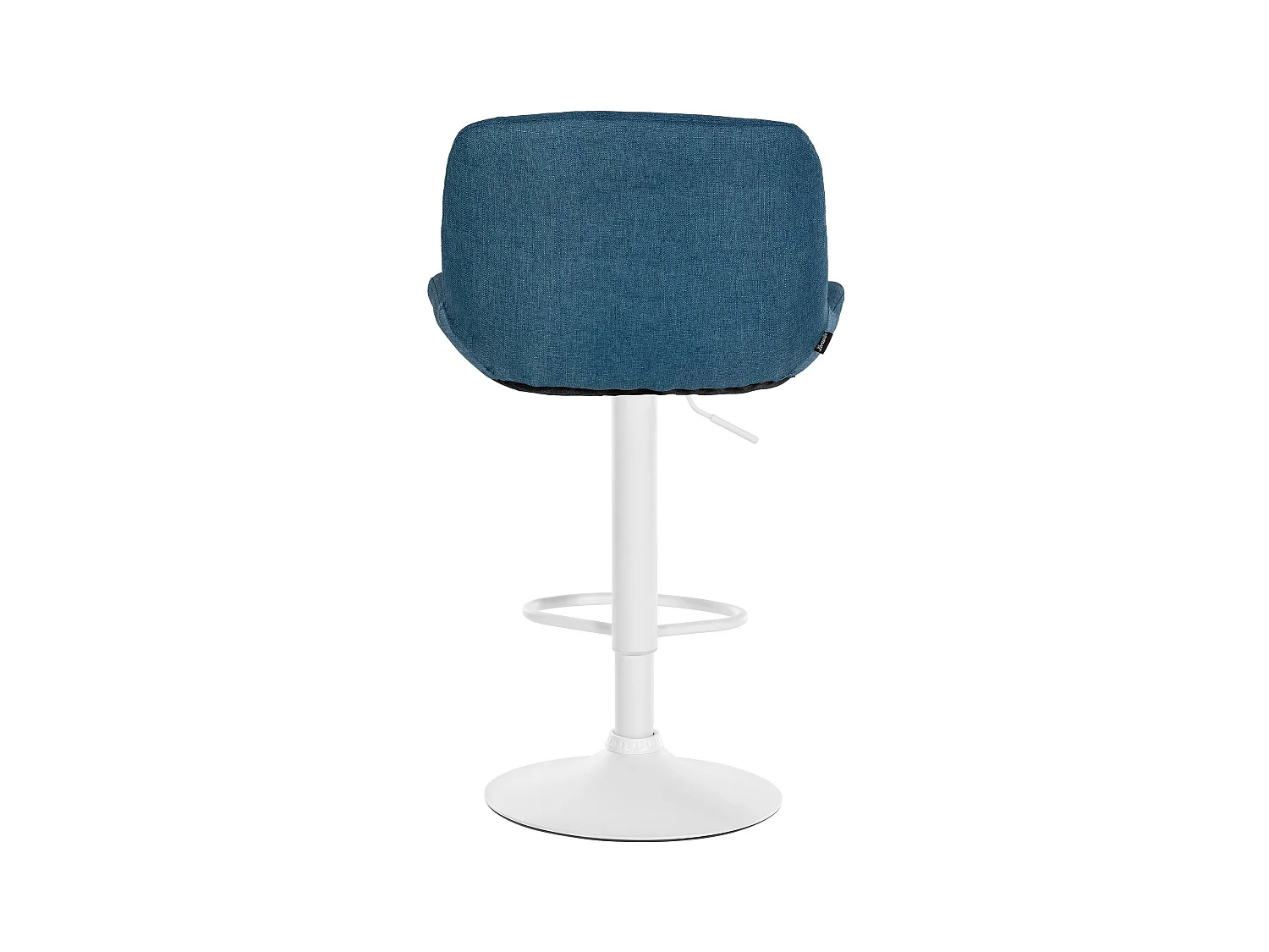 Lot de 2  Tabouret de bar - Tissu - Bleu - Solon