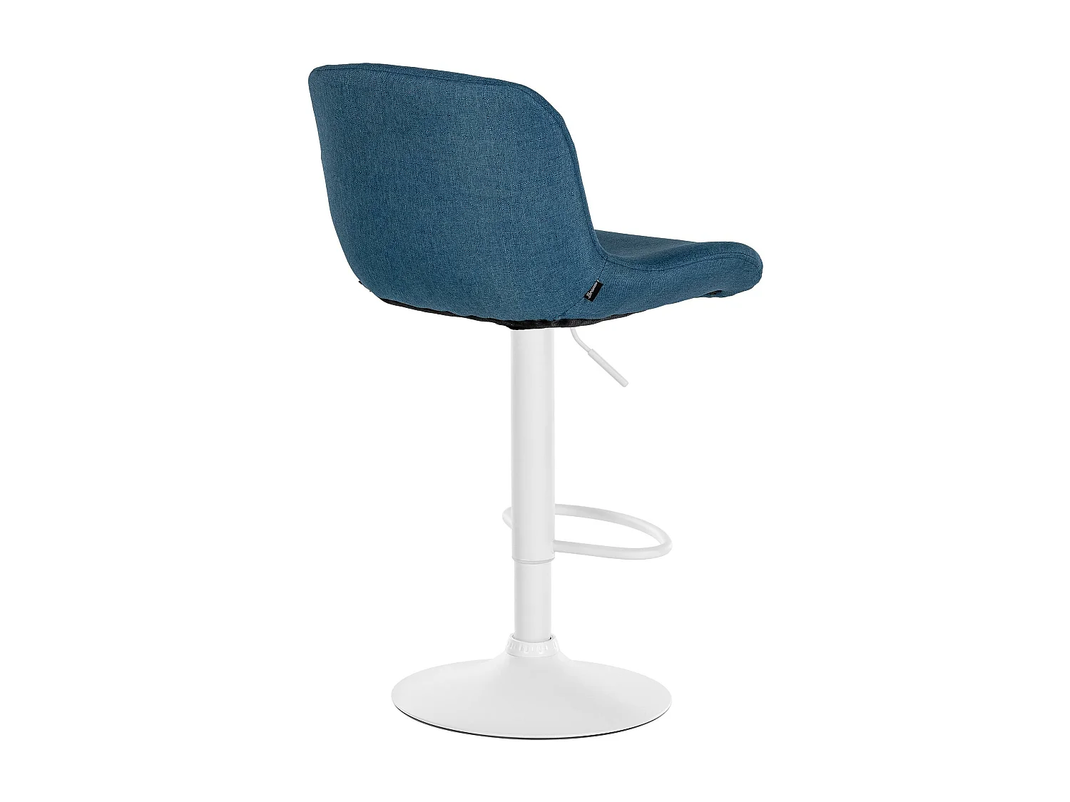 Lot de 2  Tabouret de bar - Tissu - Bleu - Solon