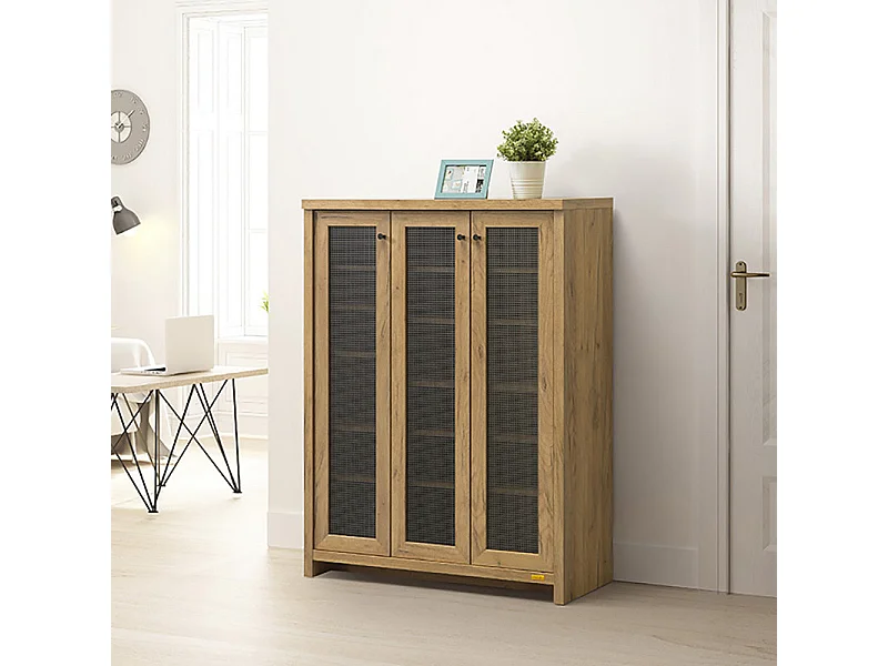 Meuble à chaussures 3 portes Gridwood