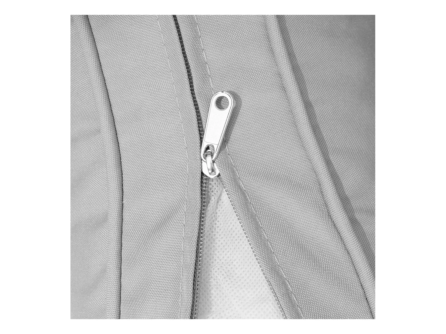 Salon de jardin canapé modulable 2-3 places gris en aluminium SORRENTO