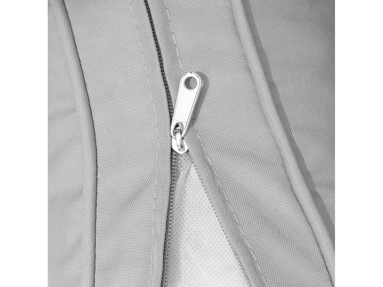 Salon de jardin canapé modulable 2-3 places gris en aluminium SORRENTO