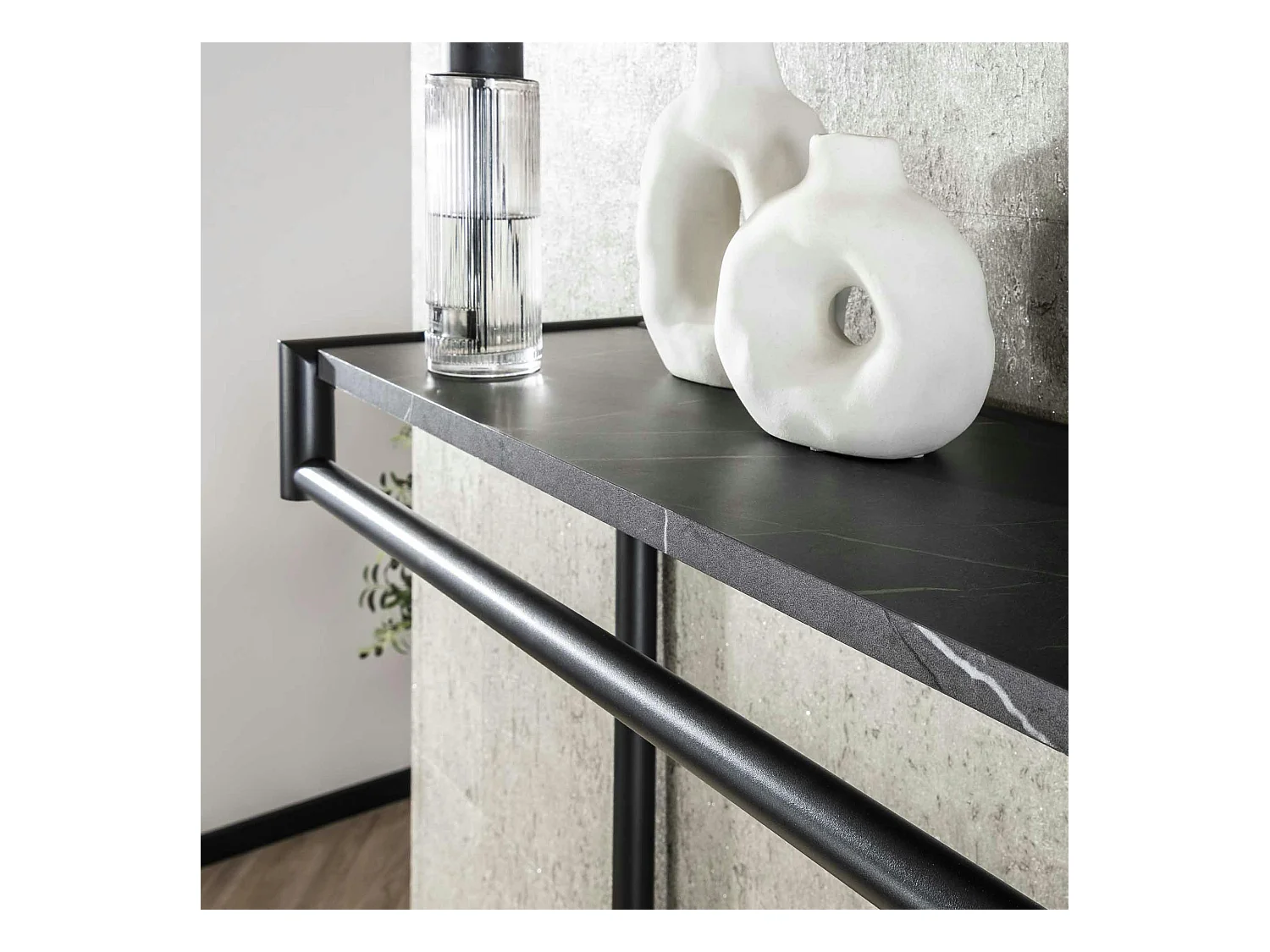 Portemanteau moderne 20 crochets avec étagère et tringle RALF