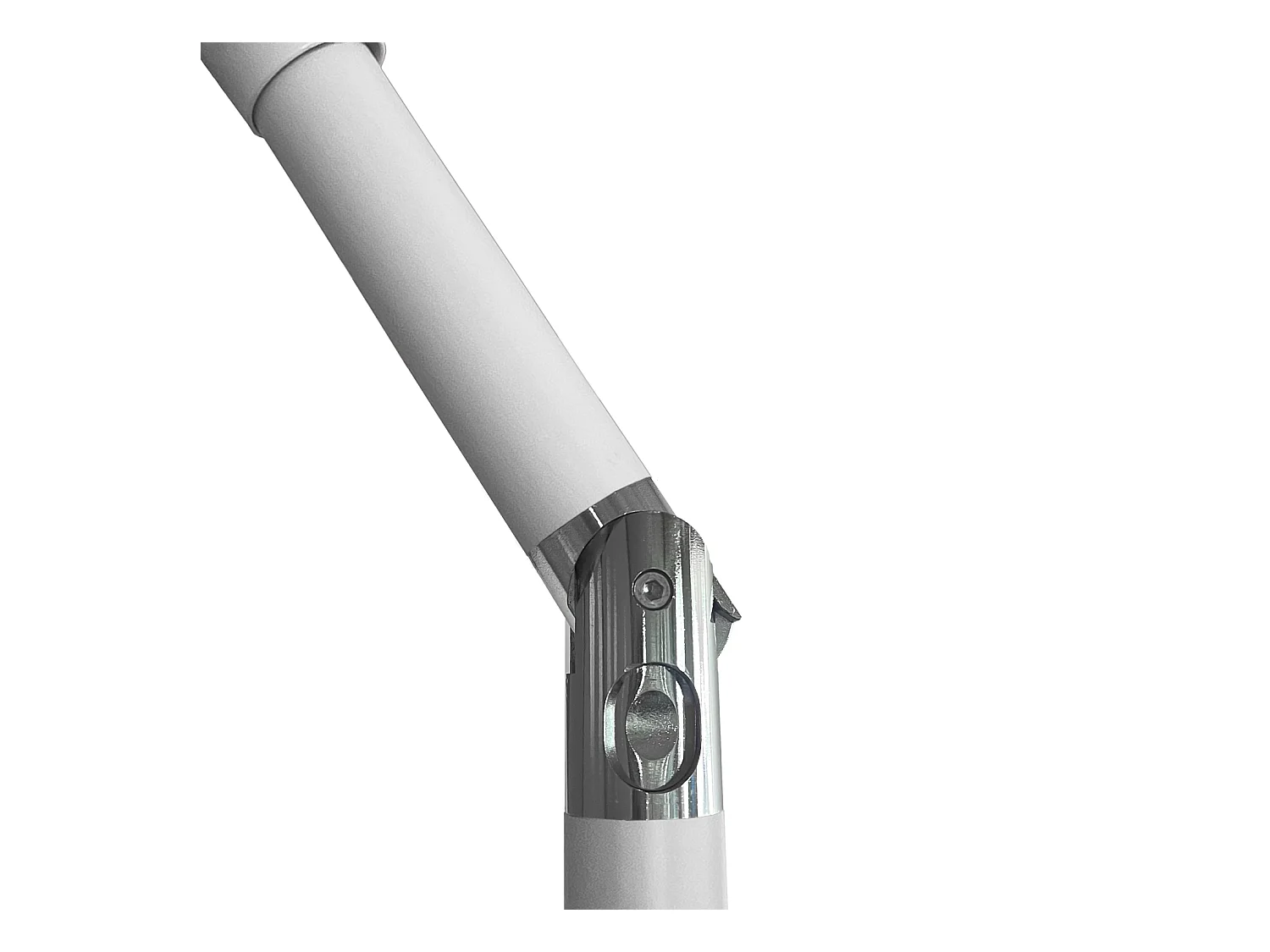 BANDOL ombrellone rotondo diritto diametro 2,70 m con strisce arancioni - HAPPY GARDEN