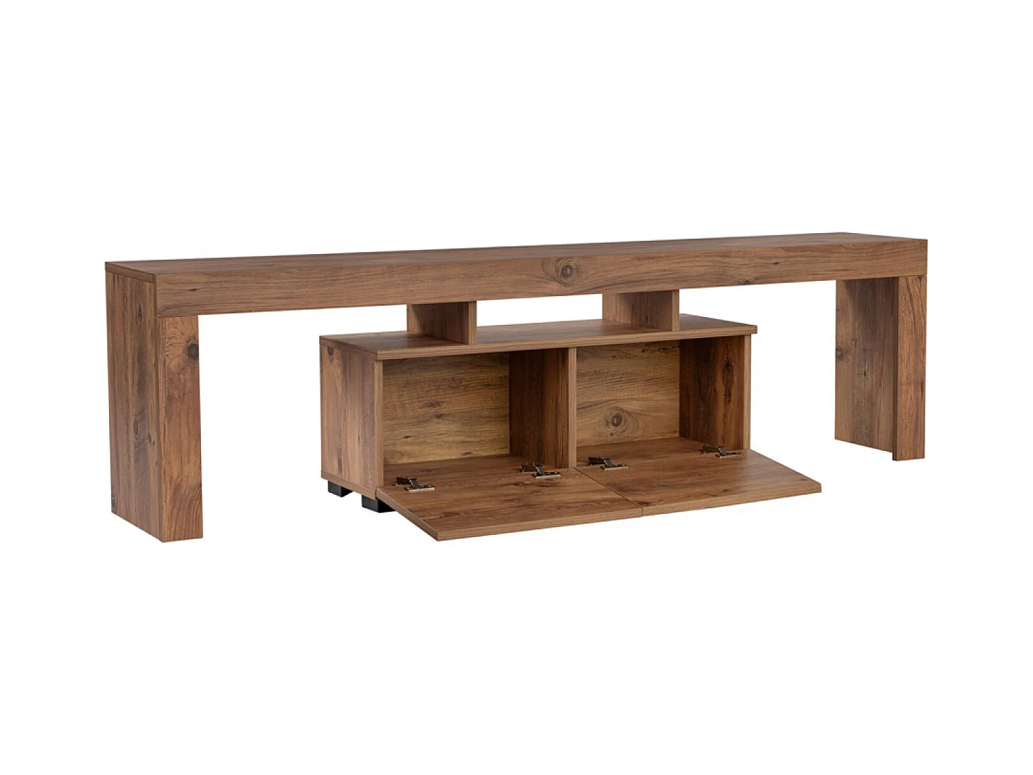 Meuble TV avec placards en bois 180cm JUXE