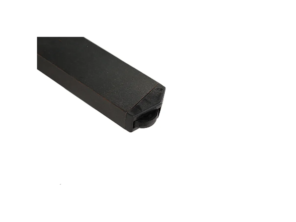 Table d'appoint carrée en aluminium d'extérieur pour patio jardin facile d'entretien et résistant aux intempéries marron foncé