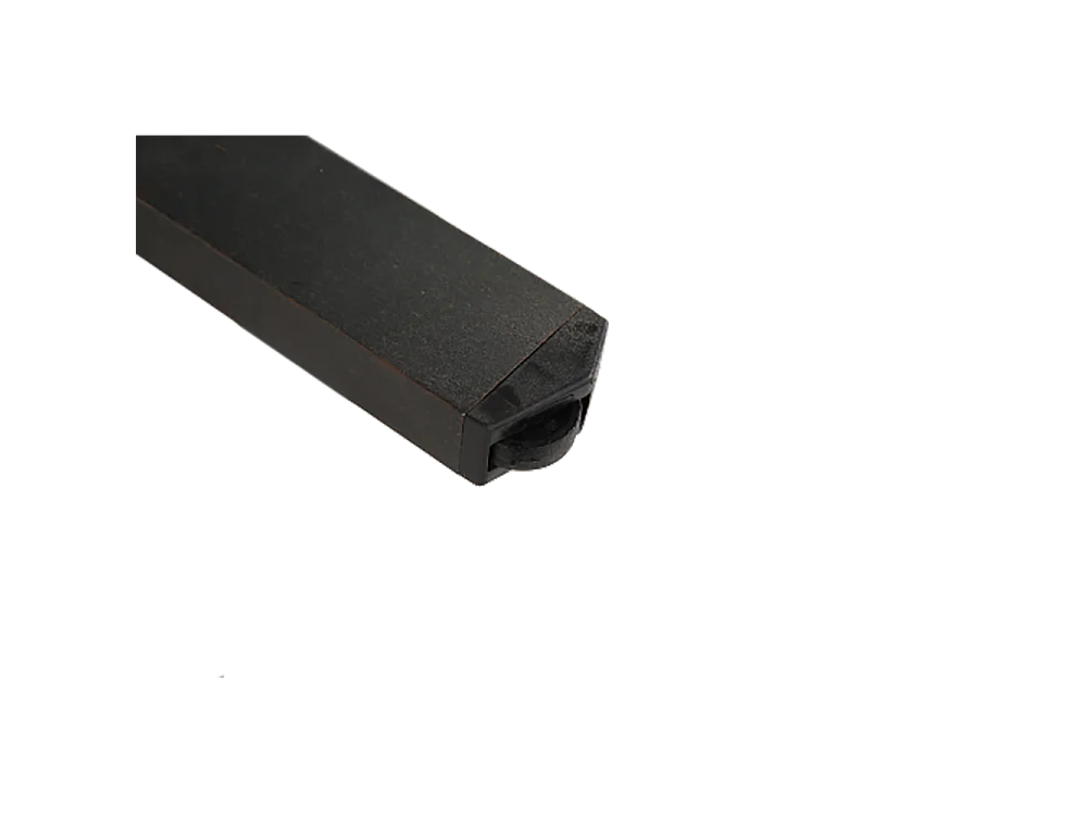 Table d'appoint carrée en aluminium d'extérieur pour patio jardin facile d'entretien et résistant aux intempéries marron foncé