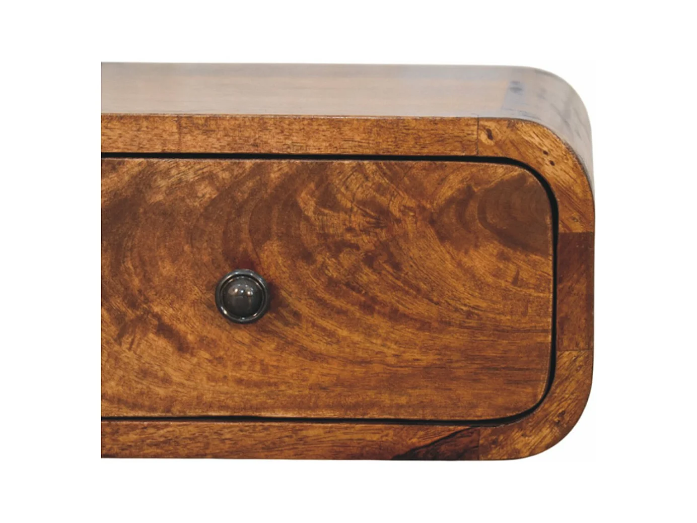 Artisan Furniture Avora mini wandgemonteerd nachtkastje met 1 lade van massief kastanjehout