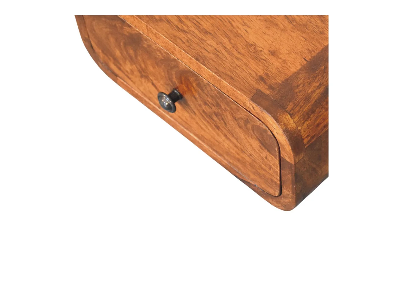 Artisan Furniture Avora mini wandgemonteerd nachtkastje met 1 lade van massief kastanjehout