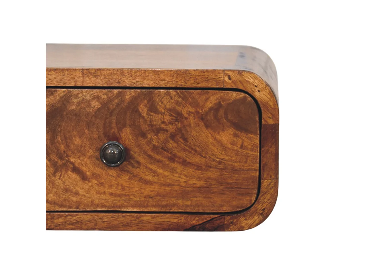 Artisan Furniture Avora Mini veggmontert nattbord med 1 skuff i solid kastanjefinish