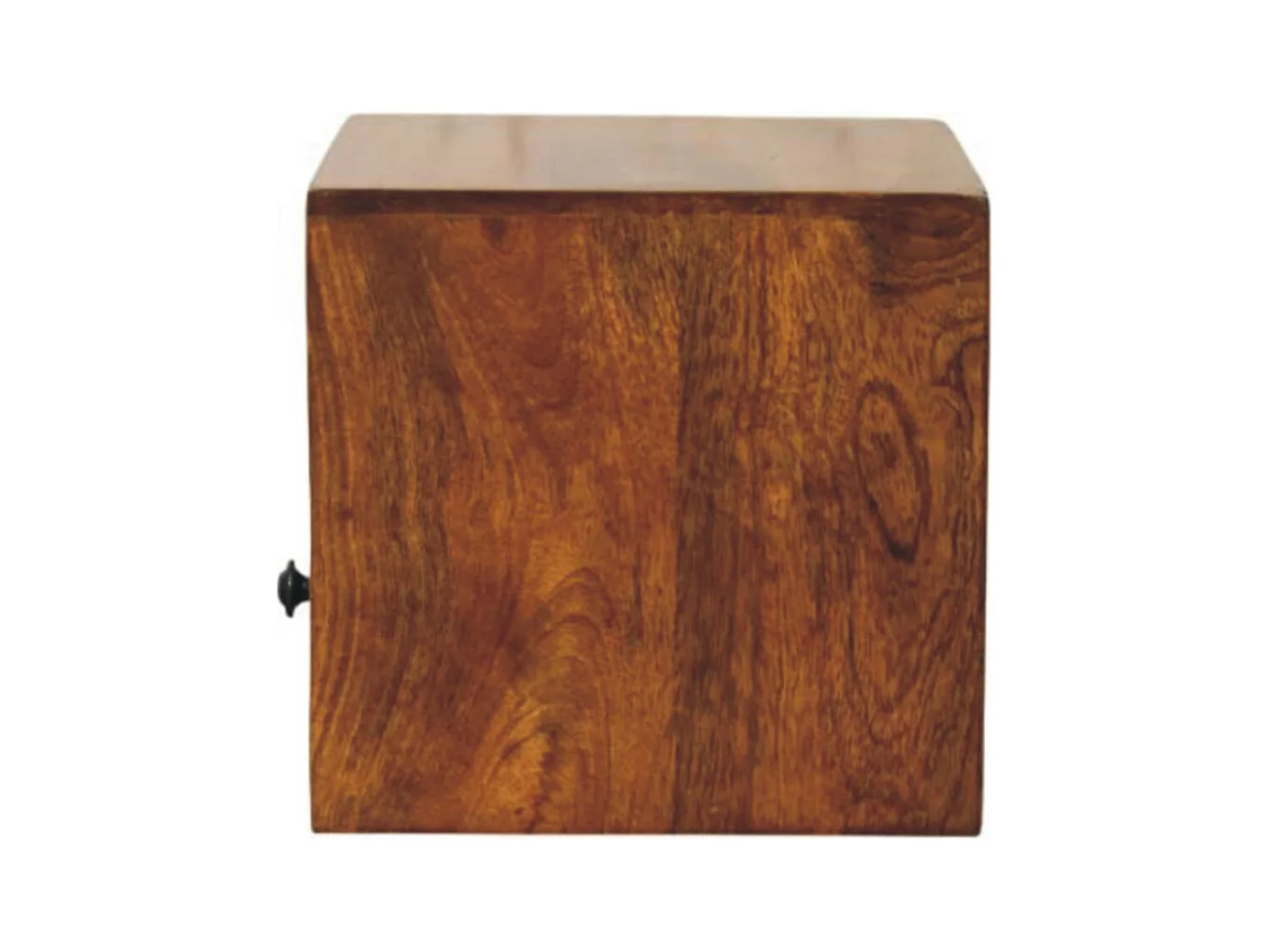 Artisan Furniture Table de nuit murale Solis 1 tiroir en bois massif finition châtaignier