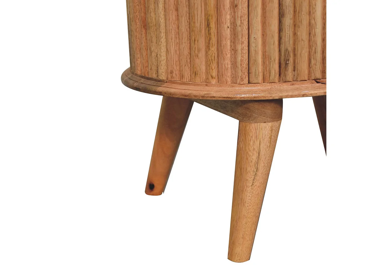 Table de chevet Soba style nordique Artisan Furniture, 2 tiroirs, marron