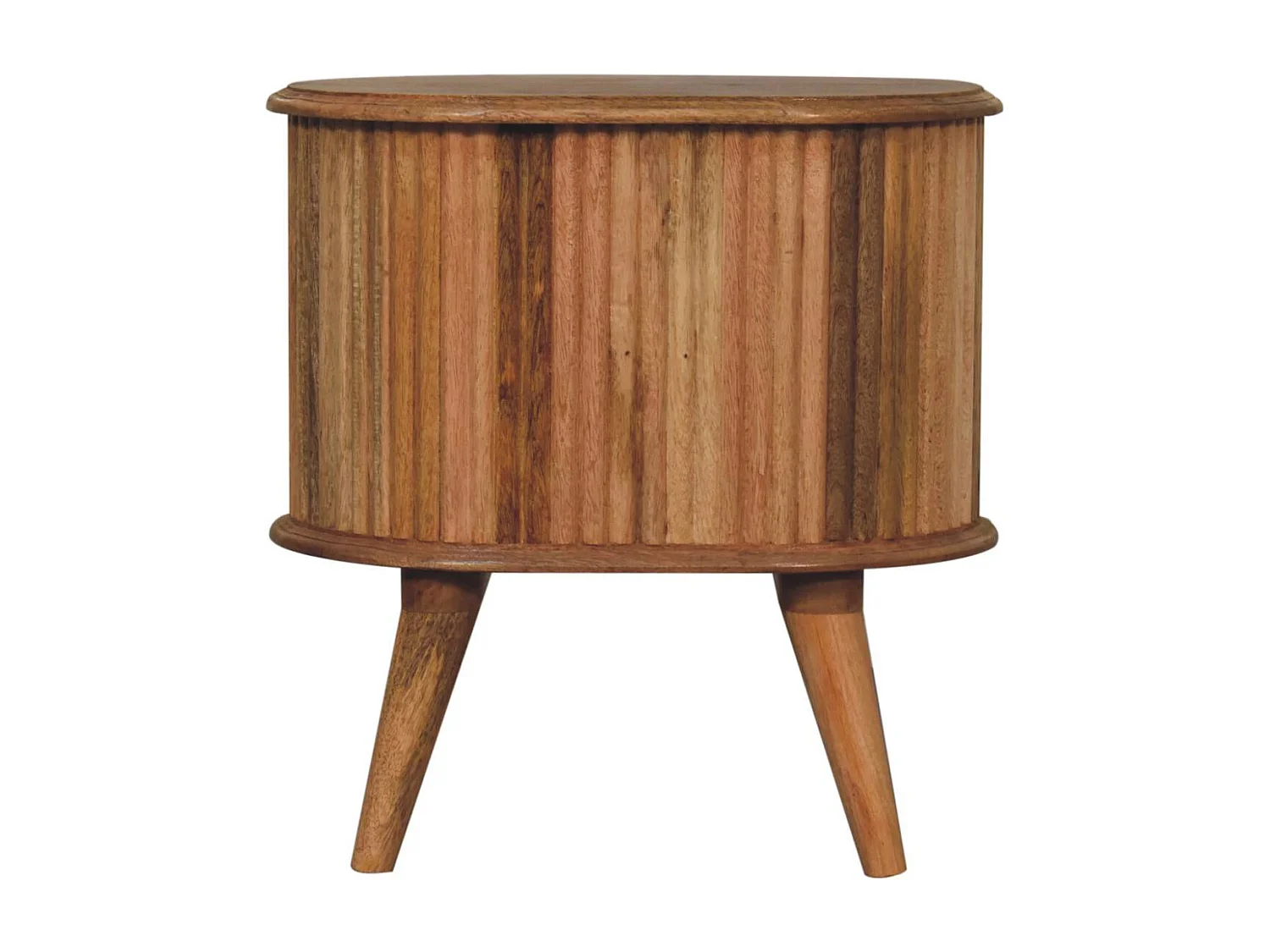 Table de chevet Soba style nordique Artisan Furniture, 2 tiroirs, marron