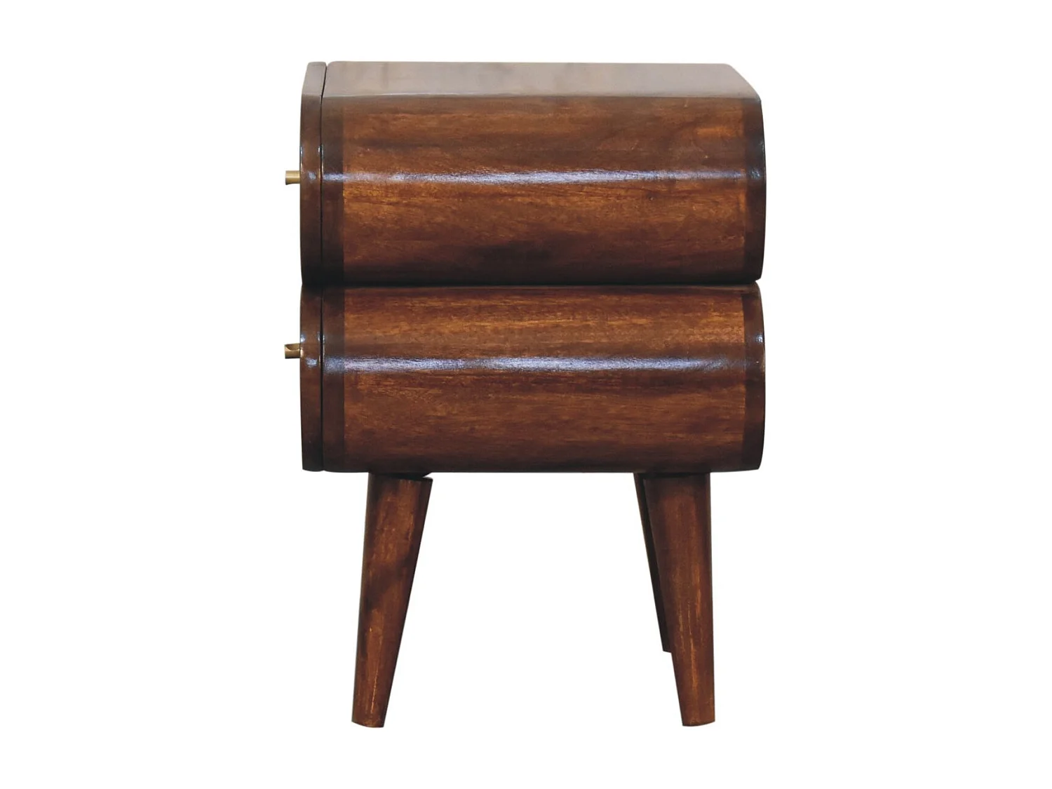 Artisan Furniture Bubble nattbord i heltre med overflate fra kastanje
