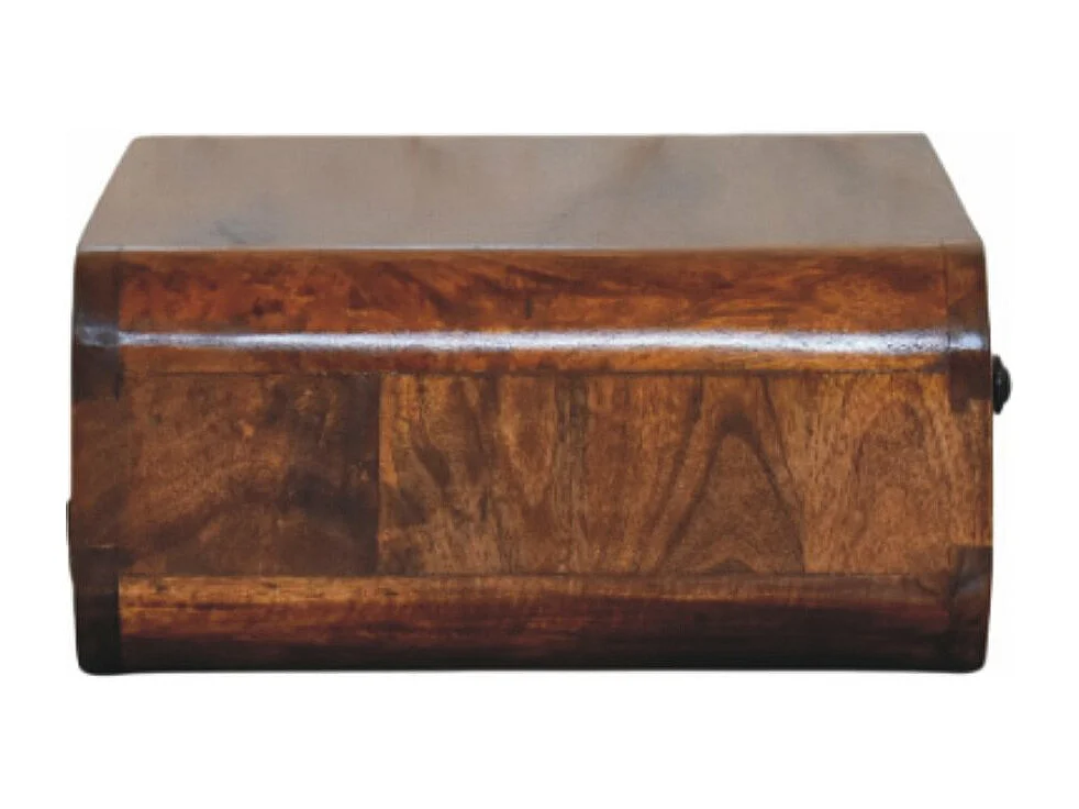 Artisan Furniture Avora wandgemonteerd nachtkastje met 1 lade in honingkaramel van massief hout