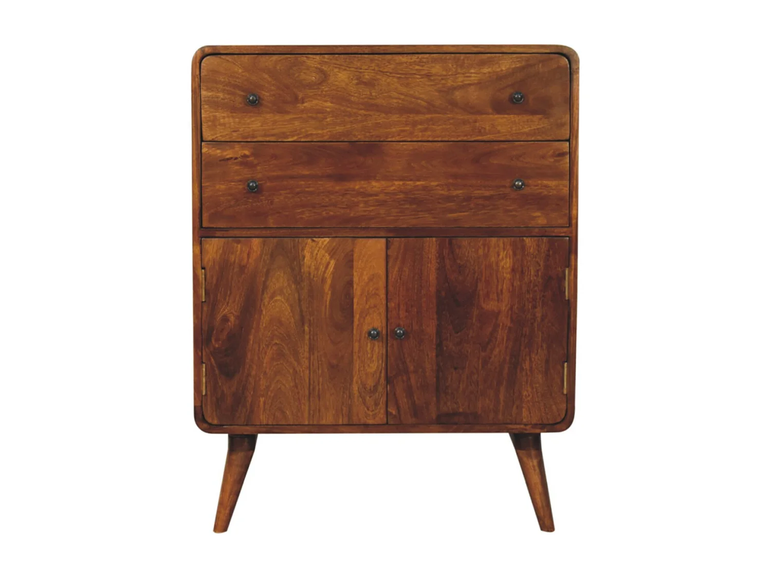 Artisan Furniture Gewölbter Nordic Charm Schrank aus Massivholz