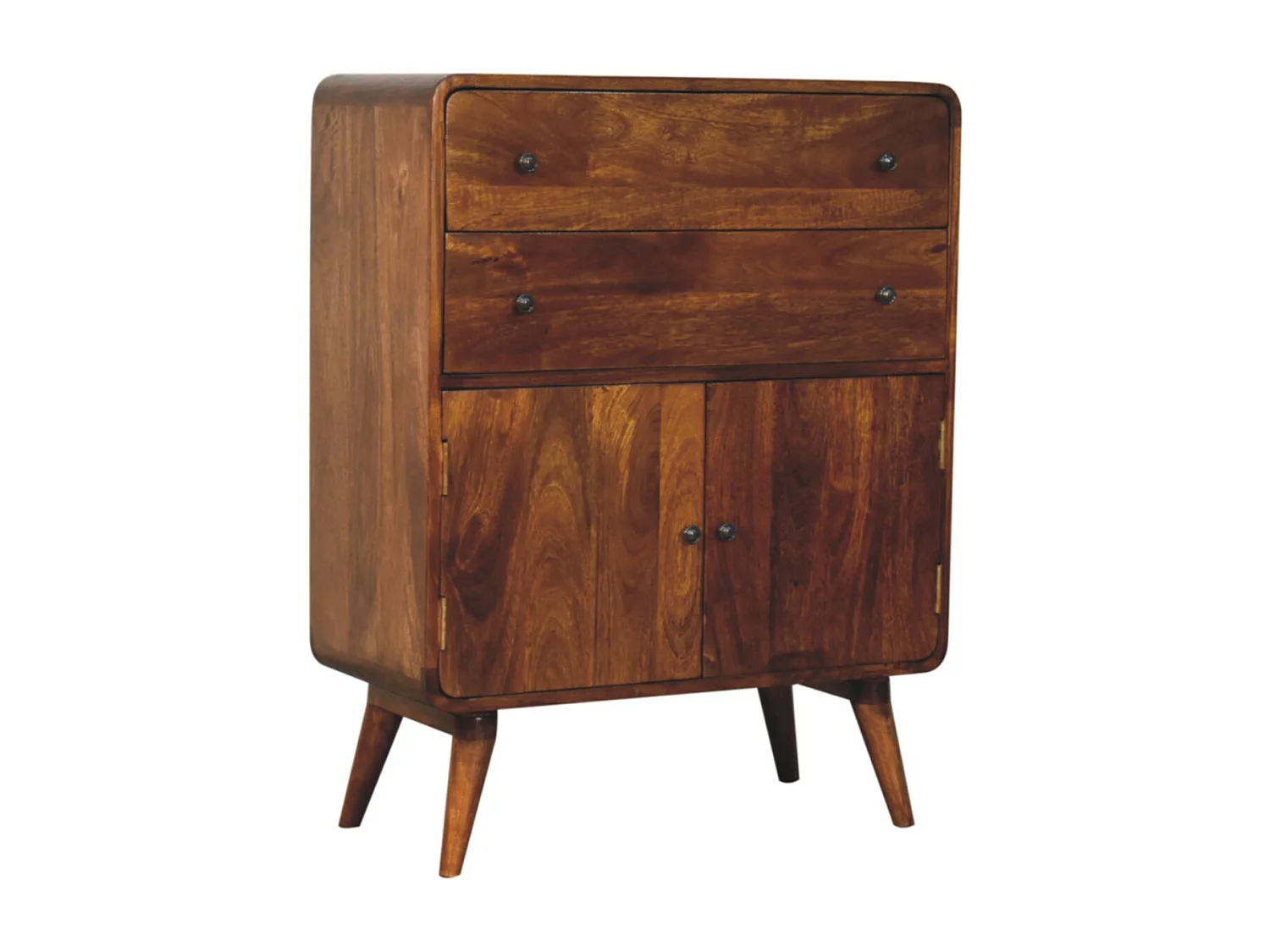 Artisan Furniture Gewölbter Nordic Charm Schrank aus Massivholz