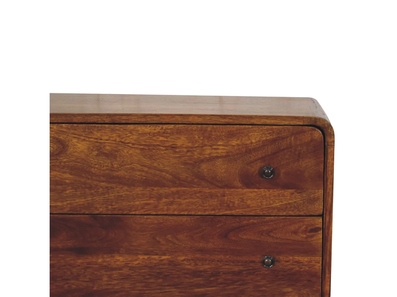 Artisan Furniture Gewölbter Nordic Charm Schrank aus Massivholz