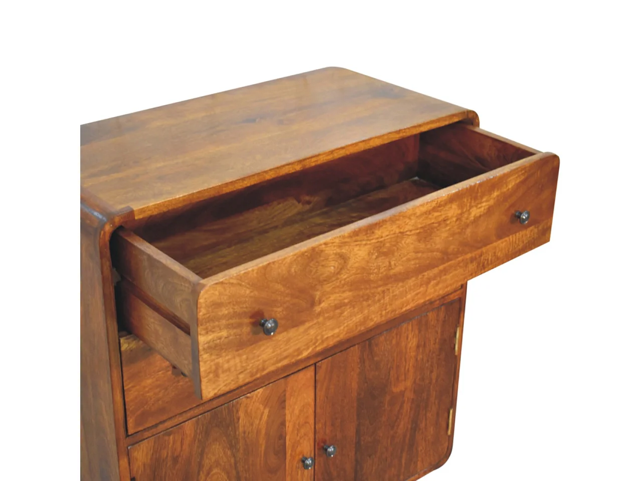 Artisan Furniture Gewölbter Nordic Charm Schrank aus Massivholz