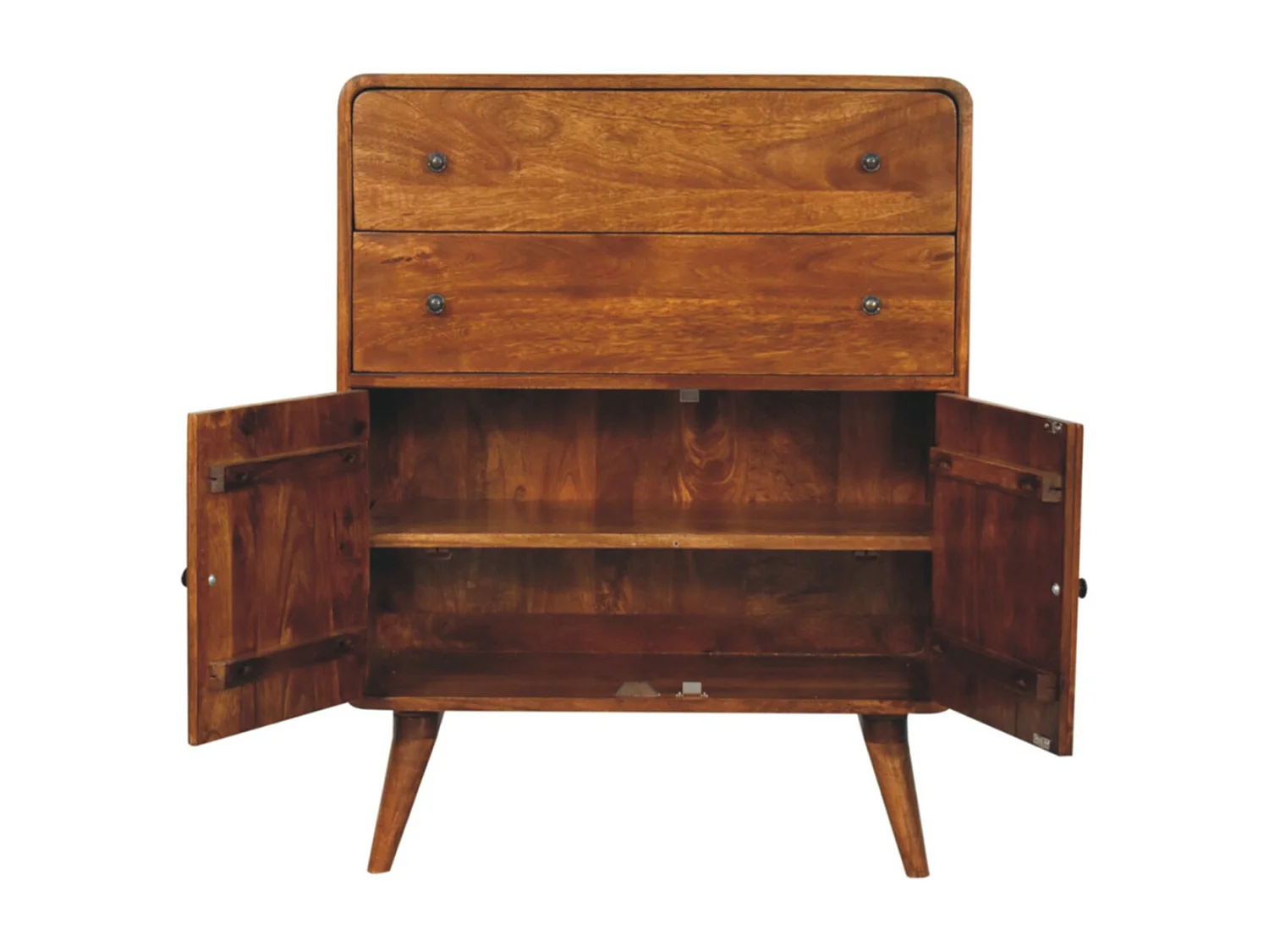 Artisan Furniture Gewölbter Nordic Charm Schrank aus Massivholz