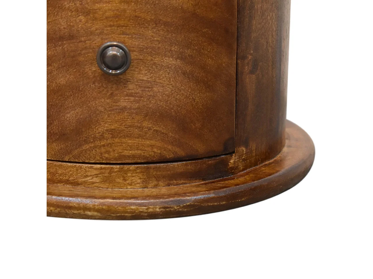 Artisan Furniture Solid Wood Mini Chestnut 2 Drawer Drum Chest