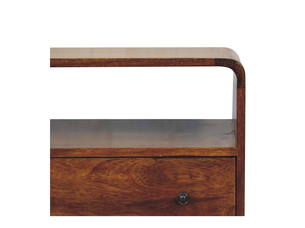 Artisan Furniture Console courbée Nordic Charm en bois massif