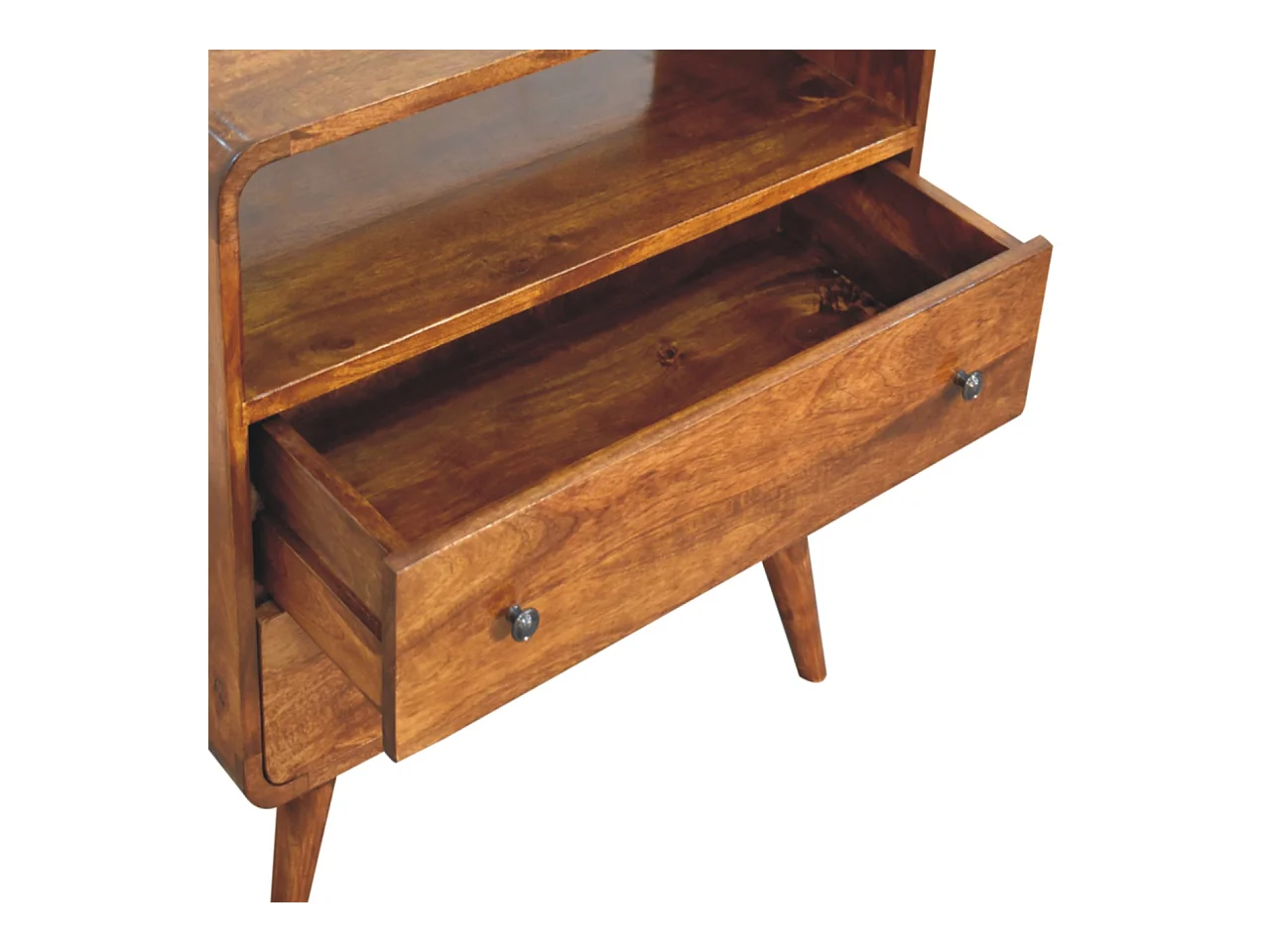 Artisan Furniture Console courbée Nordic Charm en bois massif