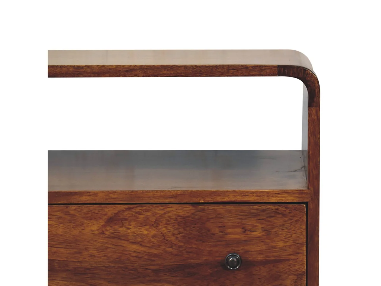 Artisan Furniture Console courbée Nordic Charm en bois massif