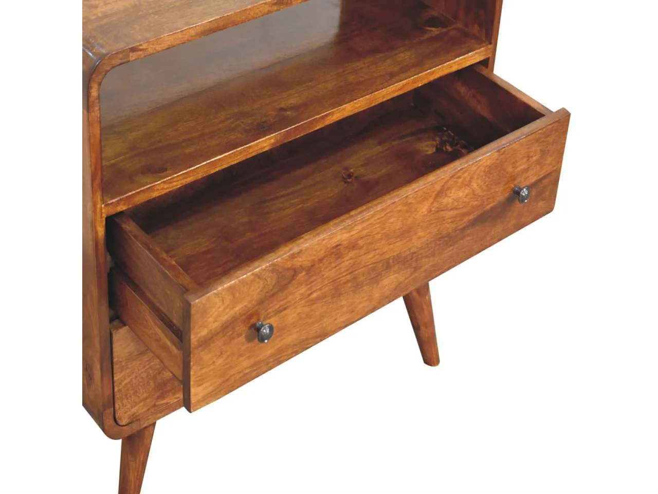 Artisan Furniture Console courbée Nordic Charm en bois massif