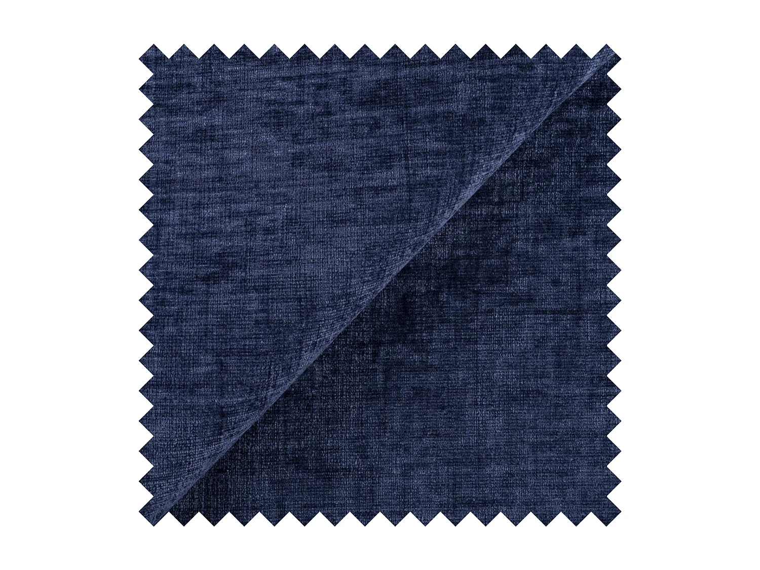 Boxspringbett 180x200 - mit Bettkästen und Topper - Chenille Marineblau - CLOUDY II