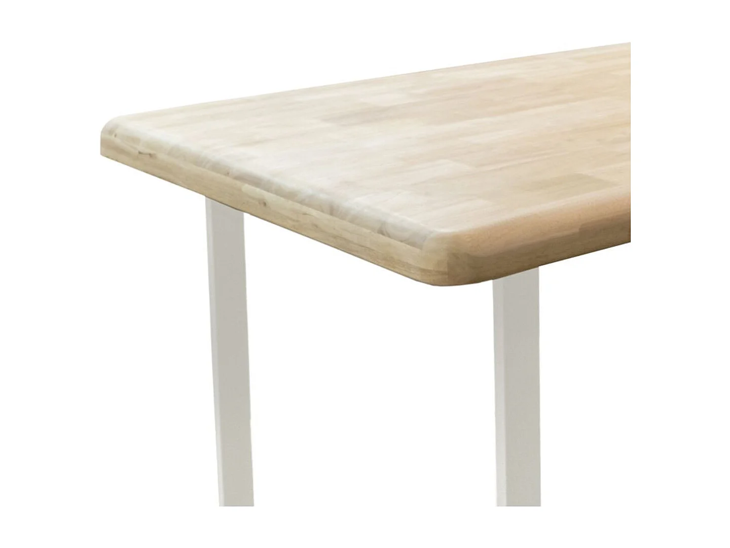 Mesa de comedor Smooth diseño fijo nordish/blanco 76x140x80 cm Adec