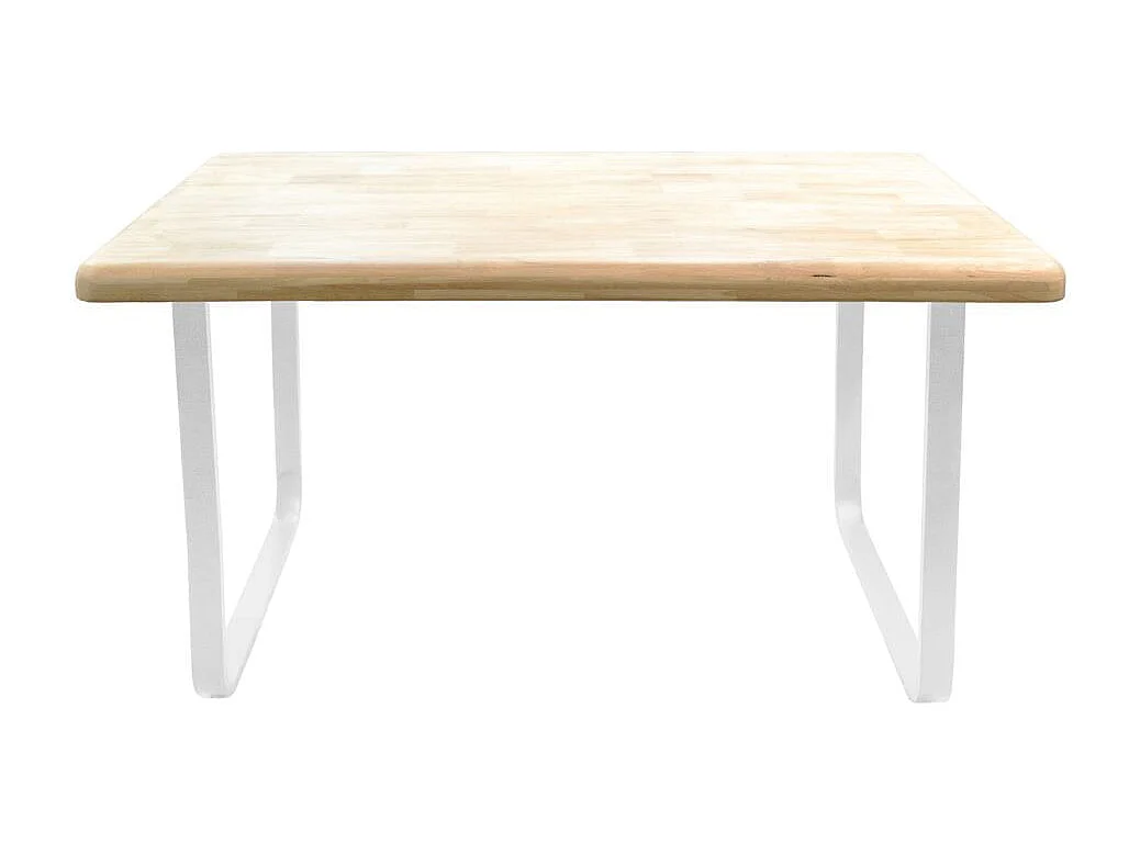 Mesa de comedor Smooth diseño fijo nordish/blanco 76x140x80 cm Adec