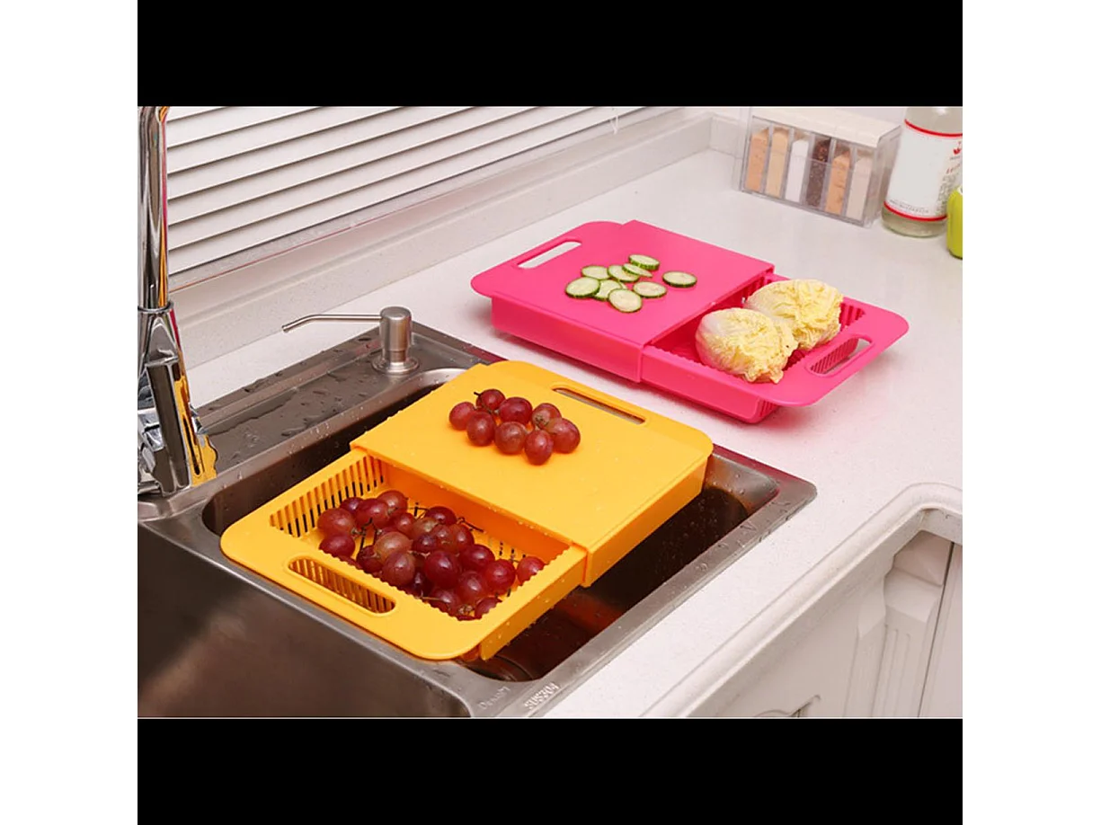 Fuxia - Tagliere da Lavabo -36 x 23 x 4 Cm