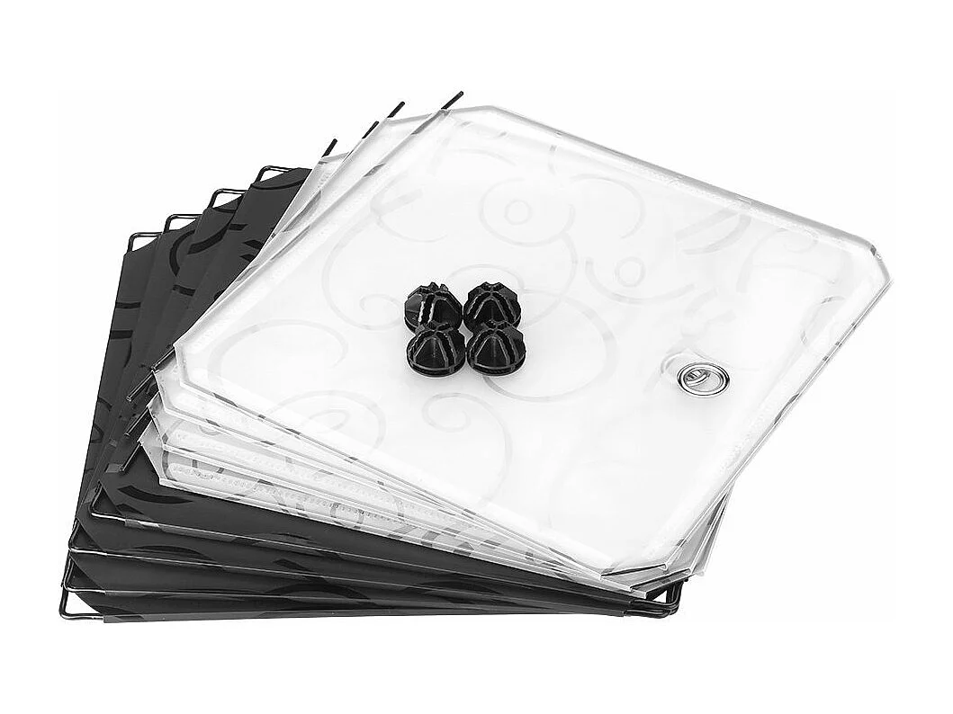 Armadio Armadietto Mobiletto Modulare Quadrato Nero con 12 Scomparti Per Ufficio Casa Componibile Modulabile