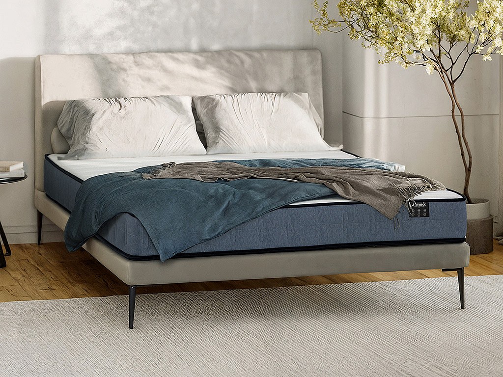 Madrass 140 x 190 cm pocketfjærer 19 cm tykkelse - DAYNI fra YSMÉE