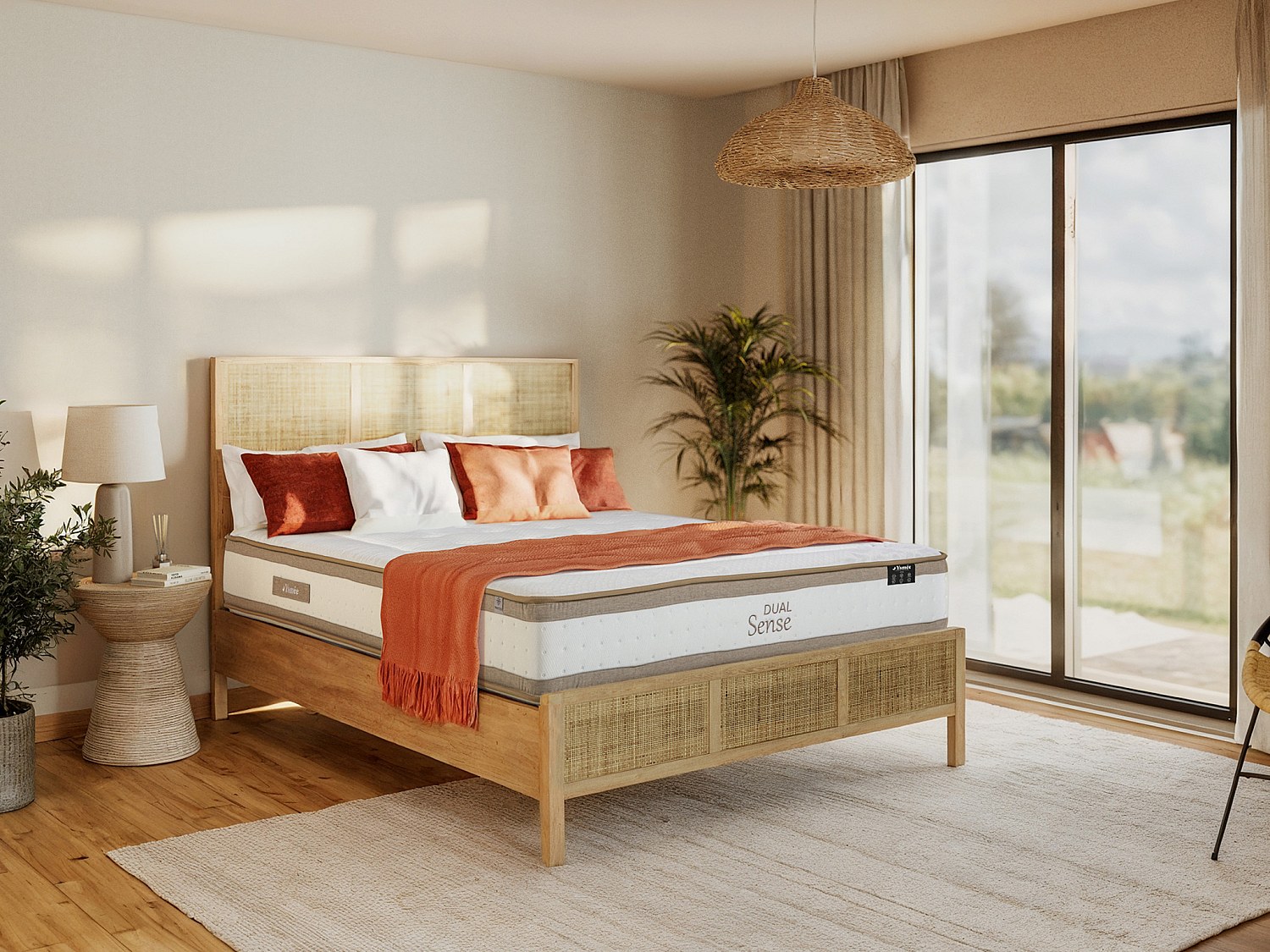 Matratze - 180 x 200 cm - Hybrid 7-Zonen Taschenfederkern & Memoryschaum - günstig online kaufen