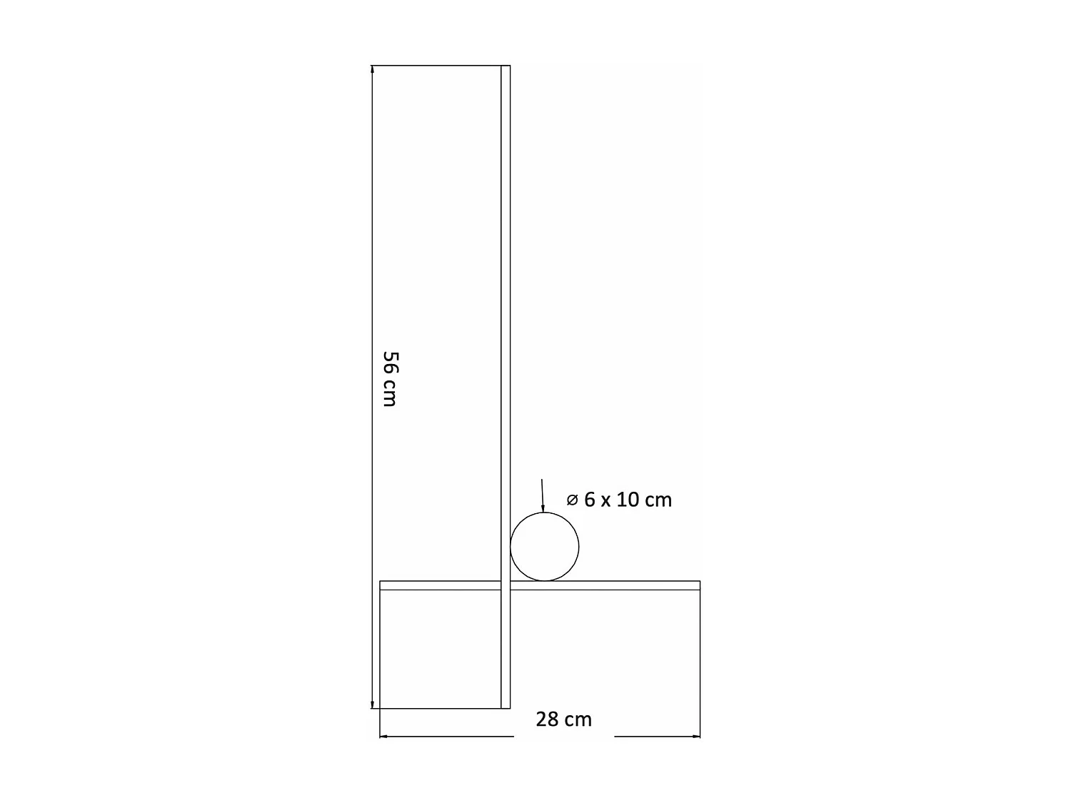 Grande applique design LED entrecroisée noir et laiton - Mallow