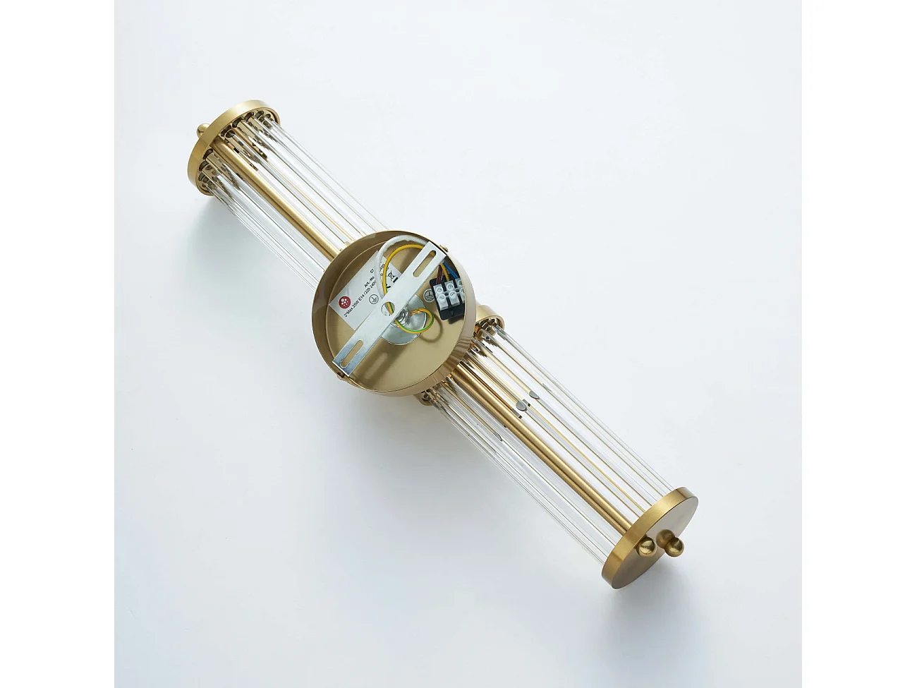 Applique couleur laiton fines tiges de verre - Medilia