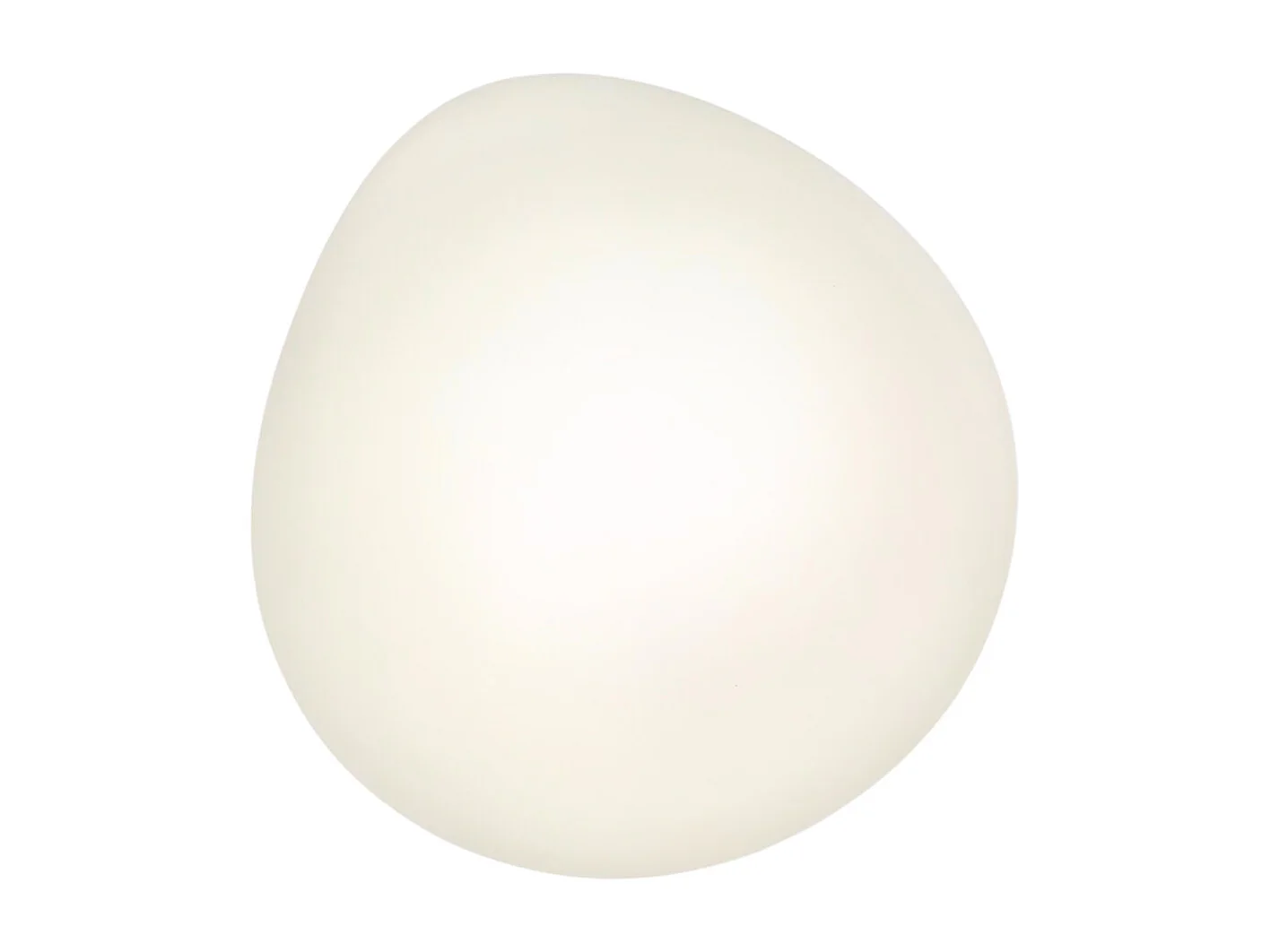 Applique murale ou petit plafonnier blanc verre opalin - Veglia