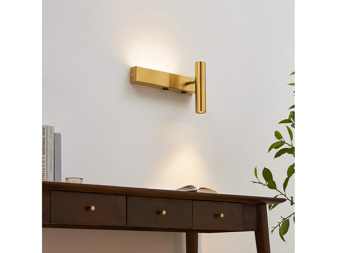 Applique laiton tête de lit liseuse droite - Lodvi